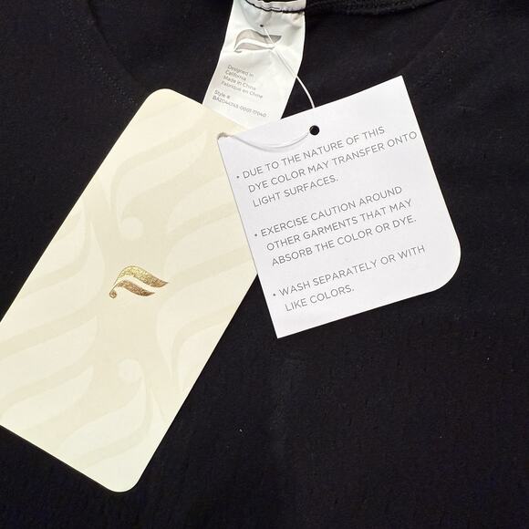 Fabletics Briella Macrame SculptKnit Long-Sleeve Top Black L NWT - Picture 5 of 8